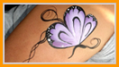Butterfly Cheek Art Design