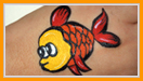 Goldfish Cheek Art Design