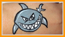 Shark Cheek Art Design