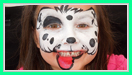 Dalmation Face Painting