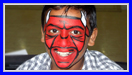 Chicago Bulls Face Painting