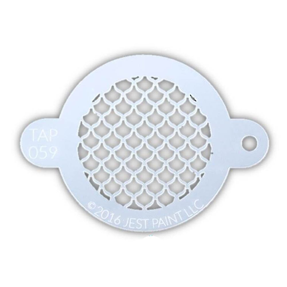 TAP Face Painting Stencil - Fish Scales (059)